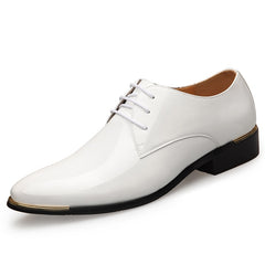 Patent Leather Shoes White Wedding Shoes Size Dress Shoes