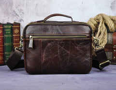 Quality Original Leather Design Male Shoulder messenger bag