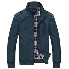 Mens Jackets Spring Autumn Casual Coats Solid Color Mens Sportswear