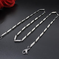 Fashion high-end new titanium steel necklace melon chain stainless steel chain