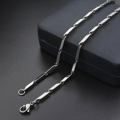 Fashion high-end new titanium steel necklace melon chain stainless steel chain