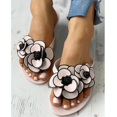 Flowers Ladies Flip Flops Women Indoor Slippers Outdoor Sandals Flip-flops