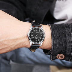 Casual Fashion Leather Strap Men Watches Montre de luxe homme