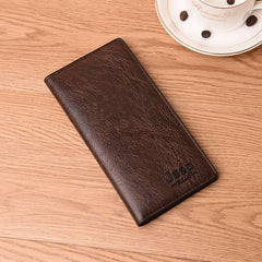 Men Long Money Wallet Money Clip Men Wallets Business Brand Card Holder