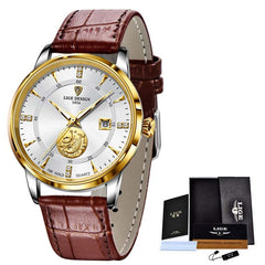 Women Watch Brand Fashion Ladies Watch Elegant Gold Steel Wristwatch