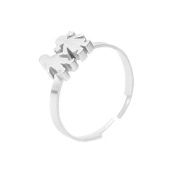 finger ring fashion adjust ring stainless steel woman ring stainless steel