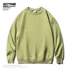 Men Solid Color Sweatshirts Male Oversized Hoodies Streetwear