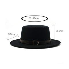 Retro Winter Autumn Top hat Imitation Woolen Felt Fedora Hats
