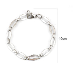 1PC 4mm New 304 Stainless Steel Link Cable Chain Bracelets