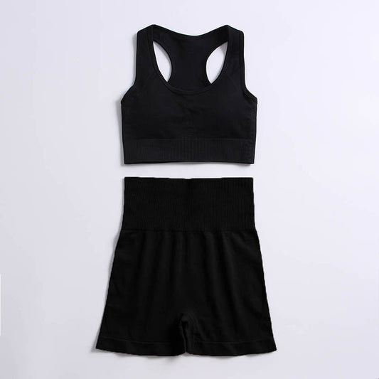 Stretch Breathable Yoga Top Leggings Women Sport Fitness