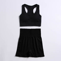 Stretch Breathable Yoga Top Leggings Women Sport Fitness