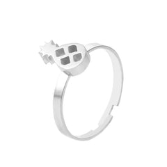finger ring fashion adjust ring stainless steel woman ring stainless steel