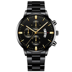 Fashion Mens Sports Watches Luxury Men Stainless Steel Quartz