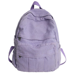 Fabric School Bag New Fashion College Student Vintage Backpack Canvas