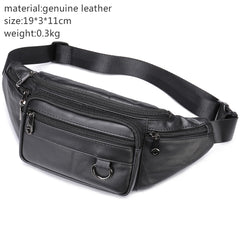 Genuine Leather Belt Bag Women Waist Bags