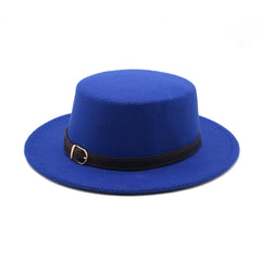 Retro Winter Autumn Top hat Imitation Woolen Felt Fedora Hats
