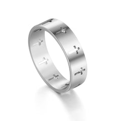 Fashion Simple Stainless Steel Couple Ring
