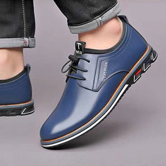 Men Dress Shoes Cowhide Leather Shoes Men ComfortableCasual Shoe Platform