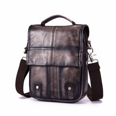 Leather Male Casual Design Shoulder Messenger bag Cowhide Fashion Cross-body
