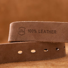 Leather Cowhide Belt Fashion Genuine Leather Men Belt Alloy Buckle Strap