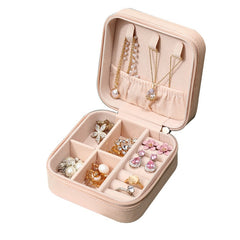 PU Jewelry Organizer Display Travel Jewelry Case Boxes Travel Portable Box