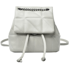 PU Leather Shoulder Bag Female Ladies School Backpack