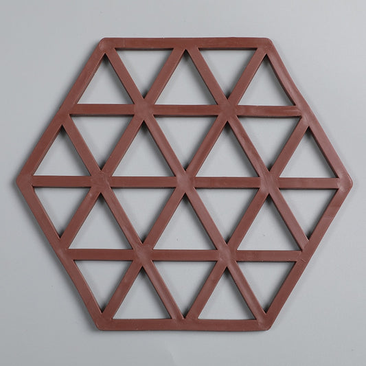 Silicone Tableware Insulation Mat Coaster Hexagon Silicone Mats