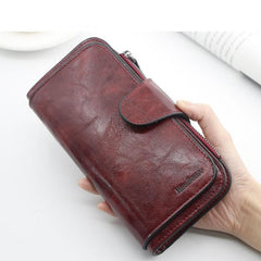 Women wallet made of leather Wallets Three fold VINTAGE