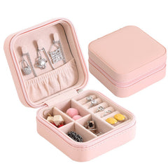PU Jewelry Organizer Display Travel Jewelry Case Boxes Travel Portable Box