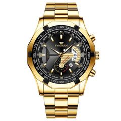 Watches Stainless Steel Band Fashion Waterproof Quartz Watch