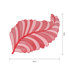 PVC Hollow Oil Water Resistant Nordic Non-slip Kitchen Placemat