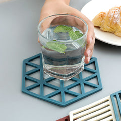 Silicone Tableware Insulation Mat Coaster Hexagon Silicone Mats