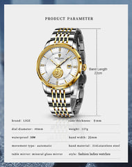 Women Watch Brand Fashion Ladies Watch Elegant Gold Steel Wristwatch