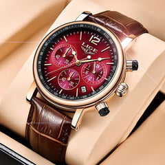 Watch Women Casual Ladies Watches Leather Waterproof Quartz