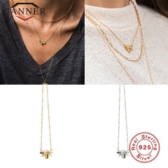 Insect Bee Necklace Round Choker Necklace