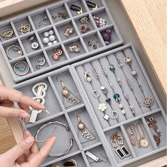 Handmade DIY Jewelry Box Drawer Storage Organizer