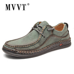 Leather Shoes Men Casual Sneakers Comfort Driving Shoe Soft Leather Loafers