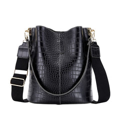 Vintage Crocodile Pattern Crossbody Bags Trend Designer