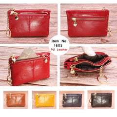 Genuine Cowhide Leather Purses And PU Wallets