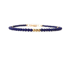 Lapis bracelet for Men Lapis lazuli Bead Bracelet