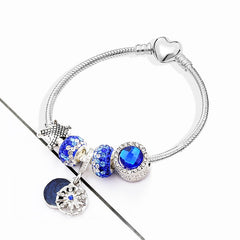 Ocean Collection Blue Turtle Seahorse Narwhal Beaded Dolphin Charm Bracelets