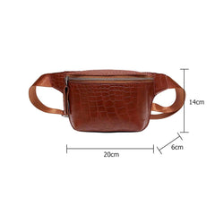Retro Waist Bags PU Leather Pack Shoulder Bag Ladies