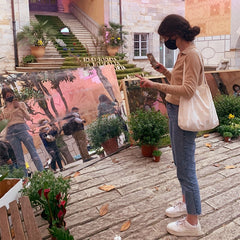 Small Canvas Bags for Women Girls Shopper Designer Handbag