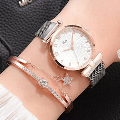 Bracelet Quartz For Women Magnetic Watch Ladies Sports