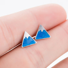 Fashion Jewelry Silver Color Small Pearl Cat Stud Earrings