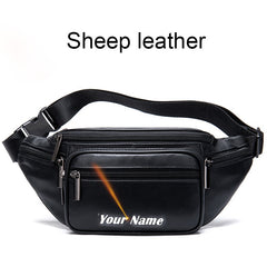 Genuine Leather Belt Bag Women Waist Bags