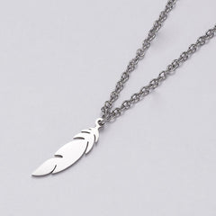 Men Necklace Stainless steel Necklace Women Men Simple Long Chain