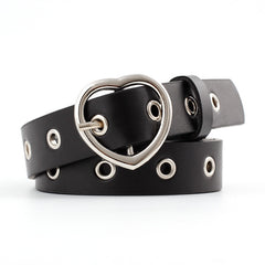 sweetheart buckle with adjustable ladies luxury brand cute Heart-shaped