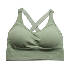 Bras Cross Beauty Back Shaping Sports Bra Push Up Fitness