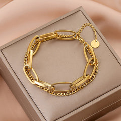 Design Fashion Stainless Steel Link Chain Bracelets